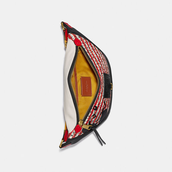 ALMOST PERFECT Coach Disney Mickey Mouse X Keith Haring Rivington Belt Bag - Picture 3 of 6